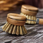 Long Handle Wood & Metal Dish Brush (Plastic Free)