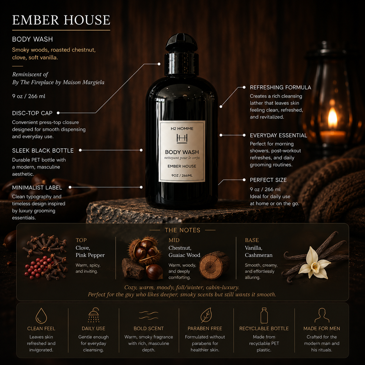 Ember House Body Wash