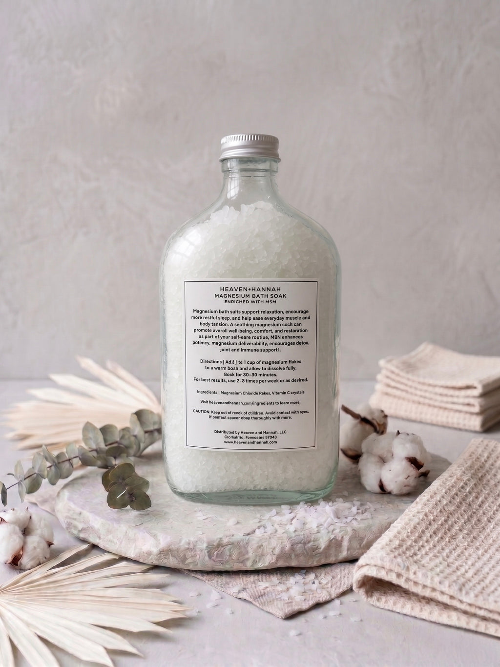 Magnesium Bath Soak (Enriched with MSM)