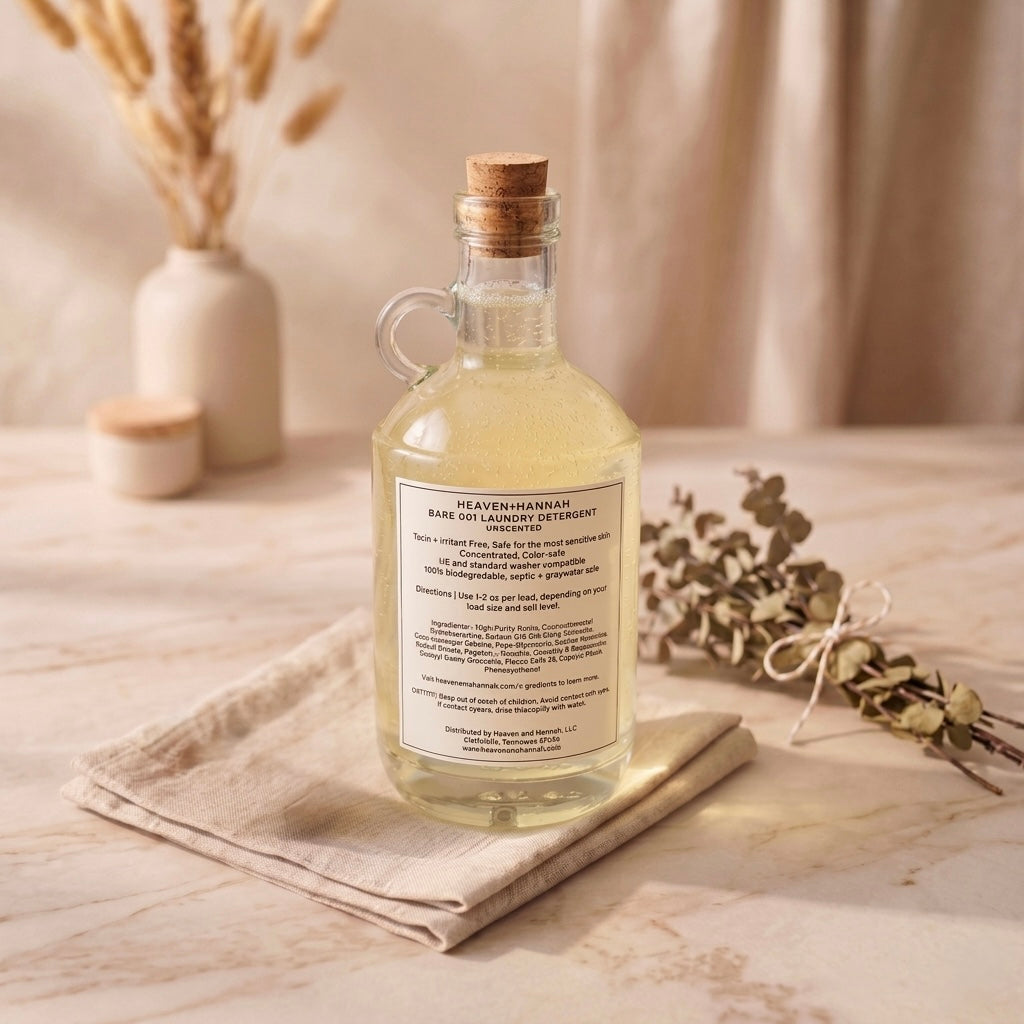 Bare 001 Laundry Detergent: Pure, Powerful, and Thoughtfully Crafted