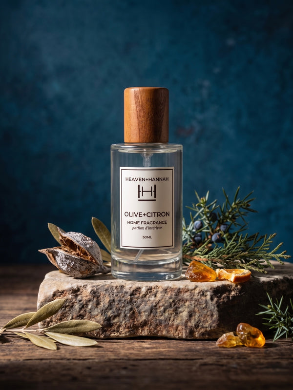 Olive + Citron Luxury Home Fragrance Spray (50ml) | Heaven + Hannah