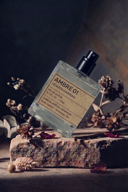 Ambre 01 Eau de Parfum - Jasmine, Saffron & Cedarwood | Heaven+Hannah