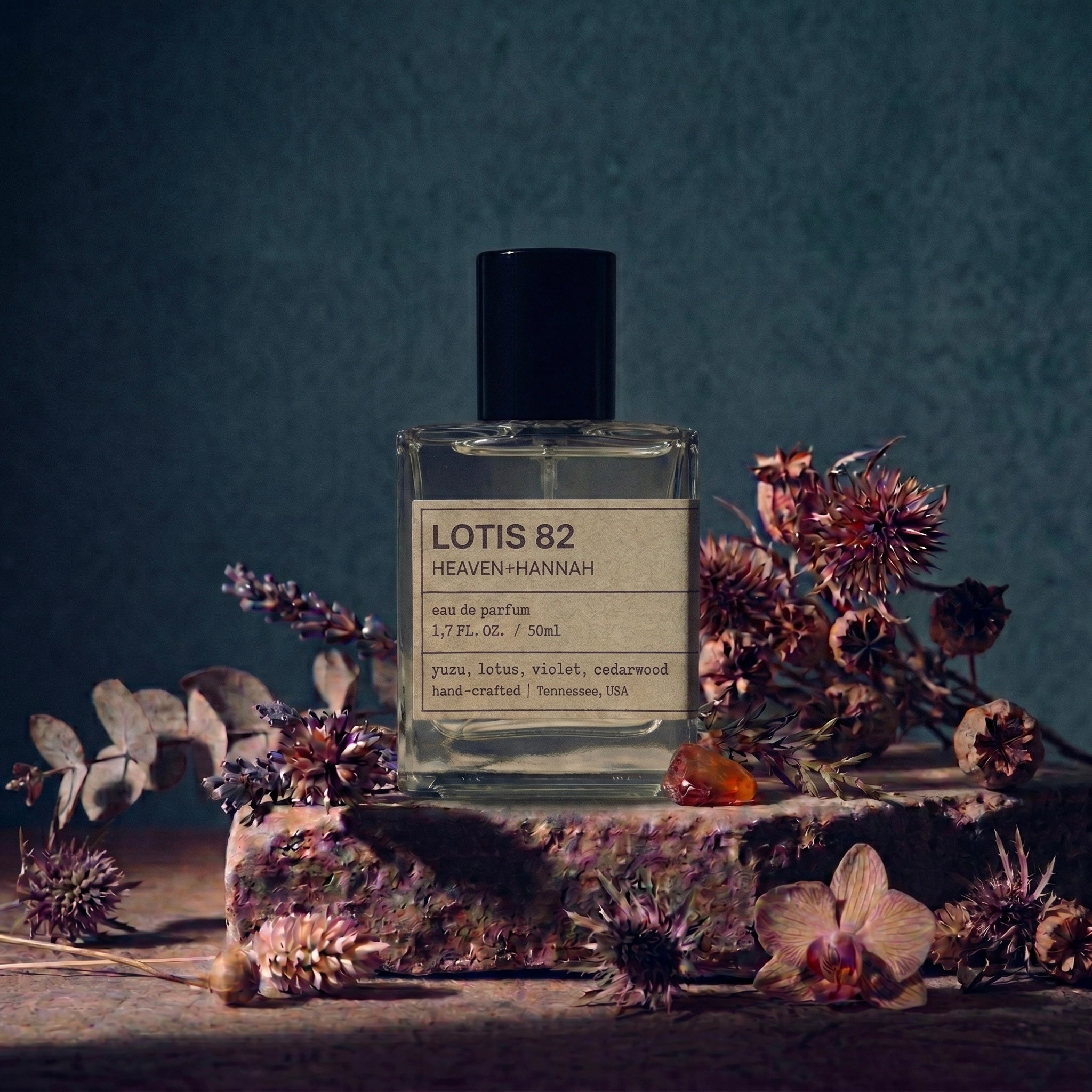 Lotis 82 Eau de Parfum - Yuzu, Lotus & Cedarwood | Heaven+Hannah