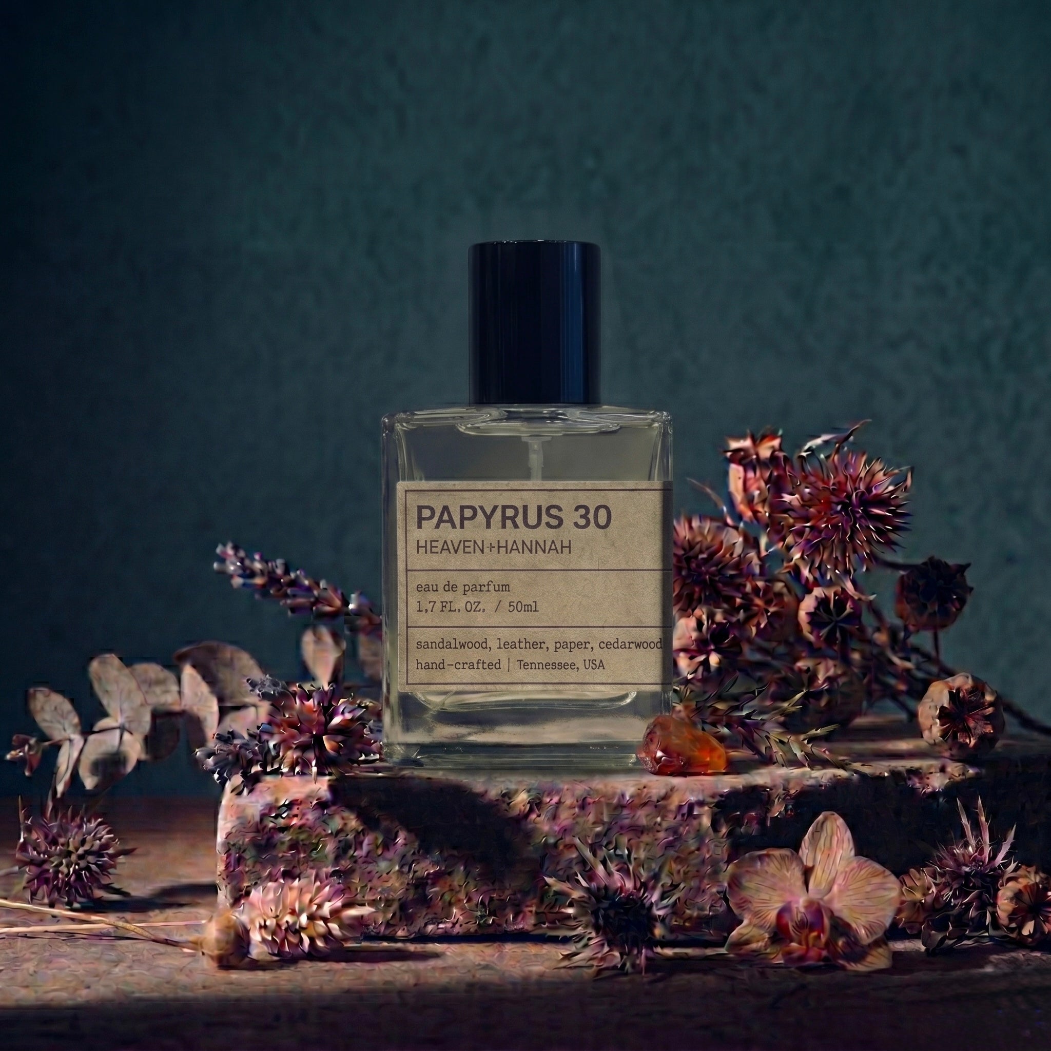 Papyrus 30 Eau de Parfum - Sandalwood, Leather & Cedarwood | Heaven+Hannah